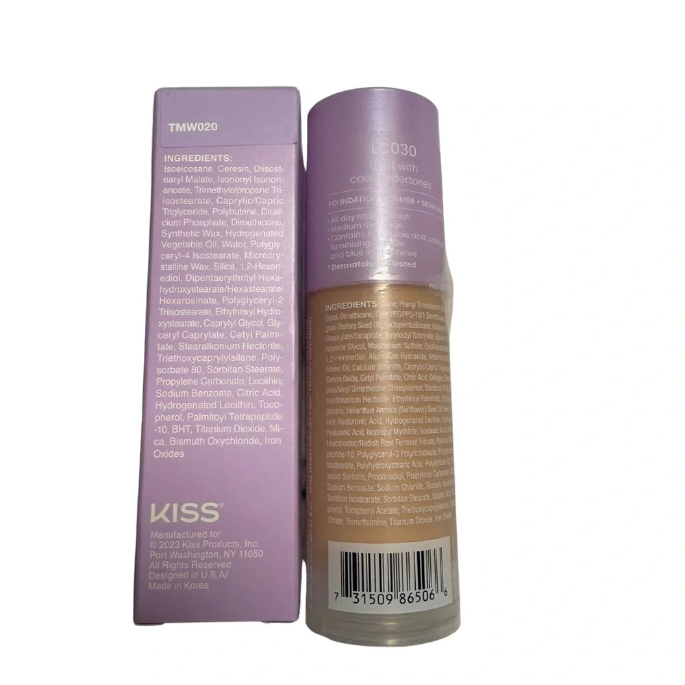 JOAH Crystal Glow Peptide-Infused Foundation and Tinted Luminizer Stick